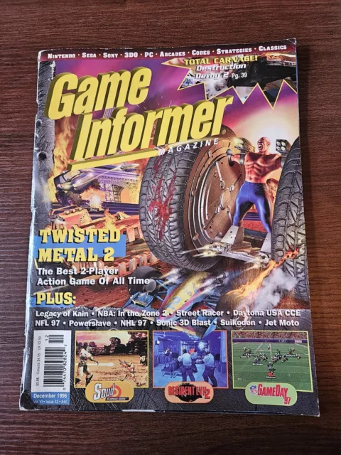 Game Informer Magazine Vol 6 Issue 12 #43 December 1996 Twisted Metal 2