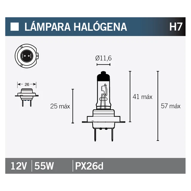Ampoule Phare OSRAM Référence 20651 - Compatible YAMAHA XMAX 250 (SG26) 2014-2016 - NEUVE En Boîte
