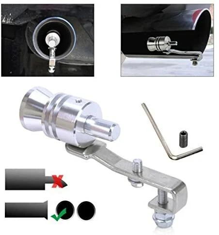 Turbo Sound Per Marmitta Valvola Terminale Turbina Fischio Da Auto L