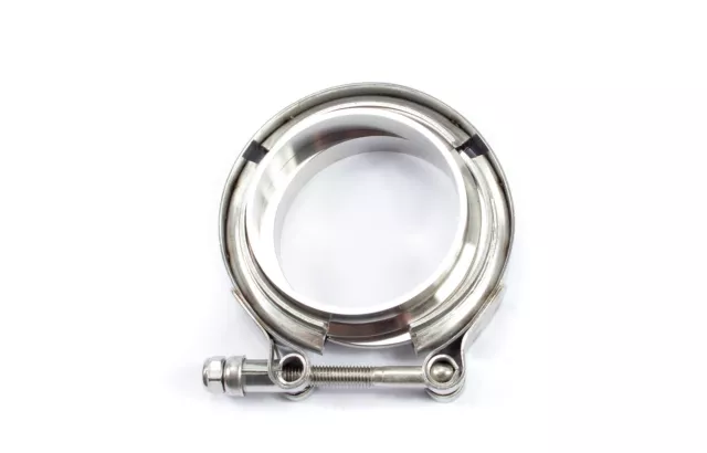 Fascia a V in acciaio inox Streetstar incl. 2 anelli di saldatura - 3"/76,2 mm