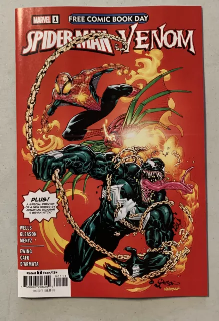 Amazing Spider-Man Venom Free Comic Book Day 2023 Marvel Comics FCBD