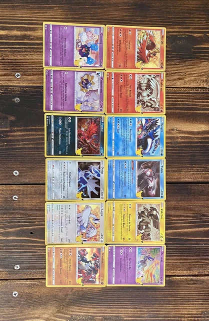 Lot De Cartes Pokémon Célébration 25 Ans – Version Française, état Near Mint, Non Gradées