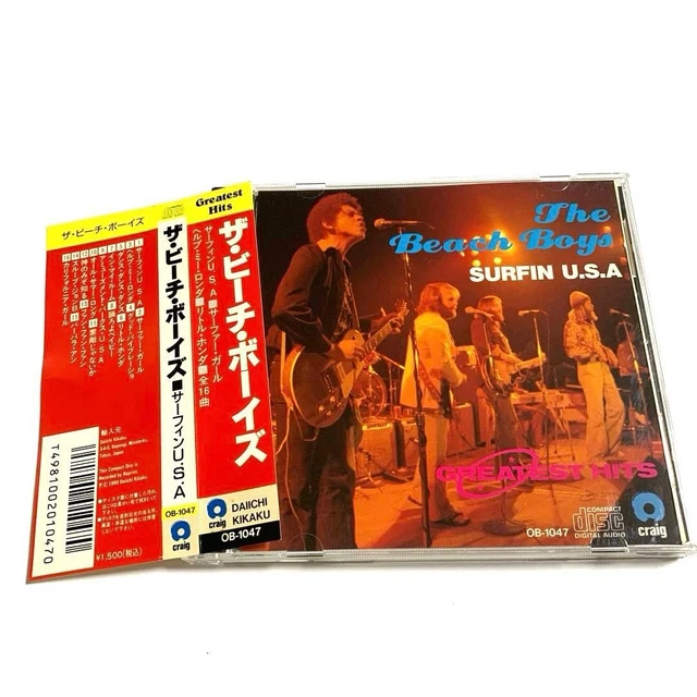 JAPAN EDIT. THE Beach Boys Surfin U.S.A. CD Greatest Hits avec Obi 1990 ...