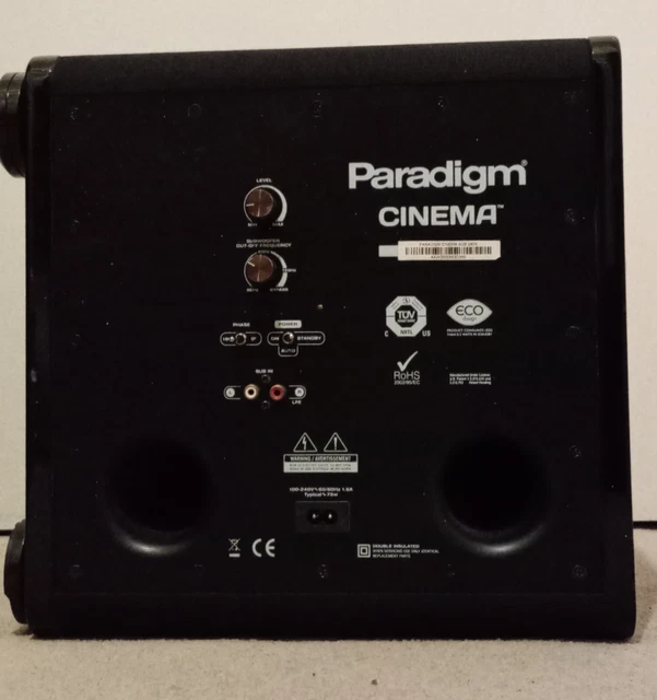 PARADIGM CINEMA SUBWOOFER. Active 8" Sub. Home Cinema subwoofer Speaker