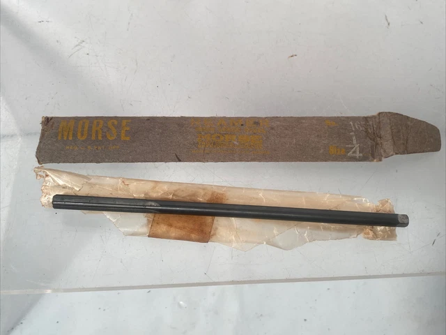 Vintage NOS MORSE #1655 High Speed Hand Reamer 6 Flute 1/4"