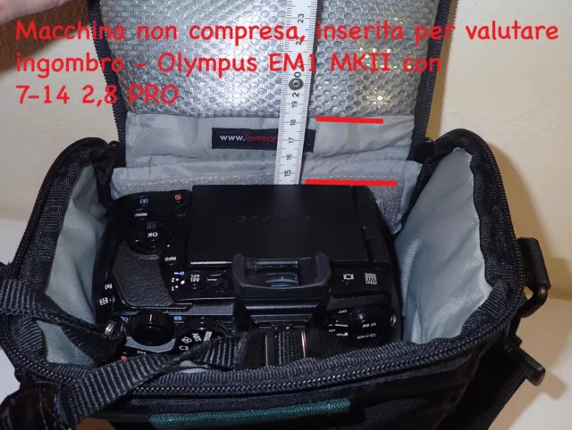 LOWEPRO TLZ 1 Camera Bag COME NUOVA NORISERVA VEDI MISURE
