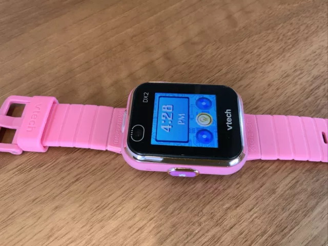 VTech Kidizoom DX2 Smart Watch - Pink With Built In Camera With Charging Cable