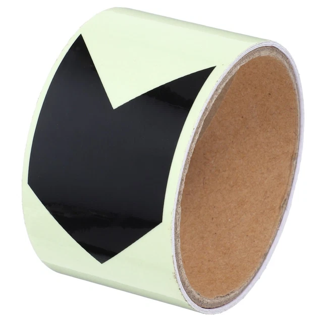 LUMINOUS GUIDE TAPE Arrow Stickers for Directions Indication Caution ...