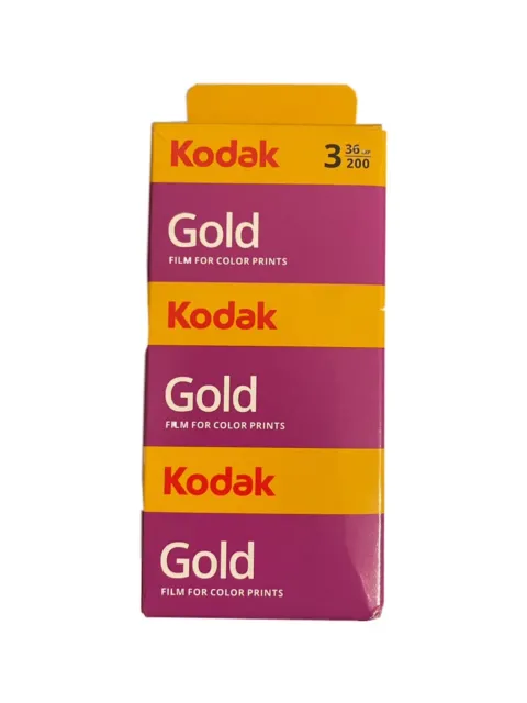 Kodak Gold 200 iso 3er Pack  35mm Farbfilm Color Film 06/2025