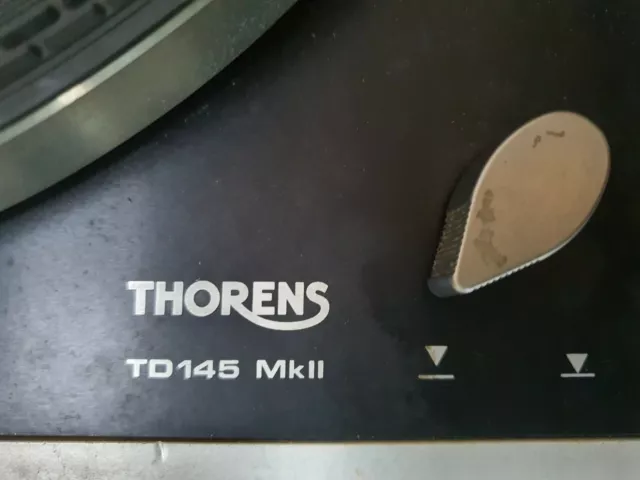 Thorens TD145 Mk2 Turntable in Thorens Plinth - rare model 3