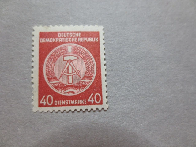DDR 1956 Dienst MiNr 33 yIXI ** postfrisch geprüft BPP