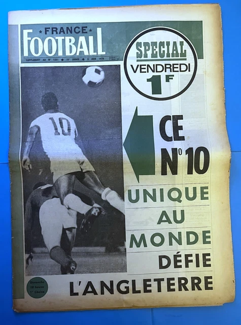Carte Pelé Brésil Mondial 70 - Sportscaster édition Française 1976 - État Superbe