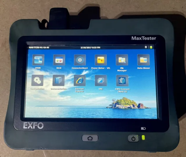 EXFO MAX-715B-M1-EA-RF 1310/1550 nm OTDR Fiber Optic Tester .