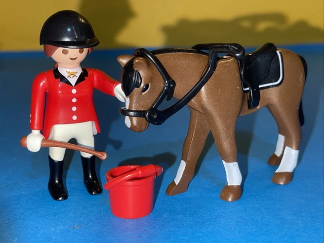 PLAYMOBIL 1.2.3., 70181, Auto con Trasporto Cavalli, per Bambini dai 4 Anni