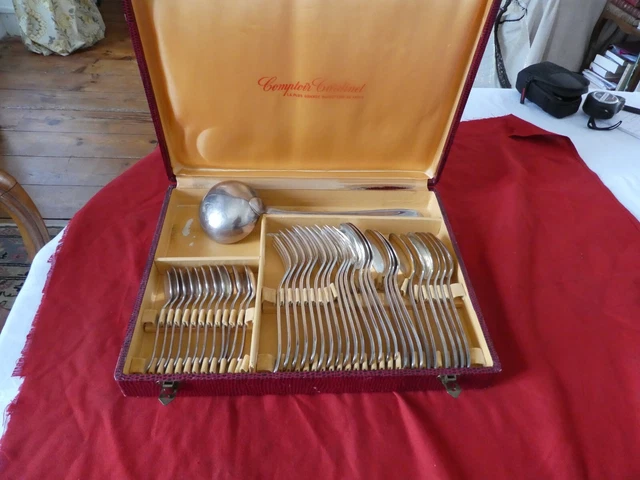 Menagere Christofle 37 Pieces Etat Neuf Luc Lanel Silver Christofle Cutlery New