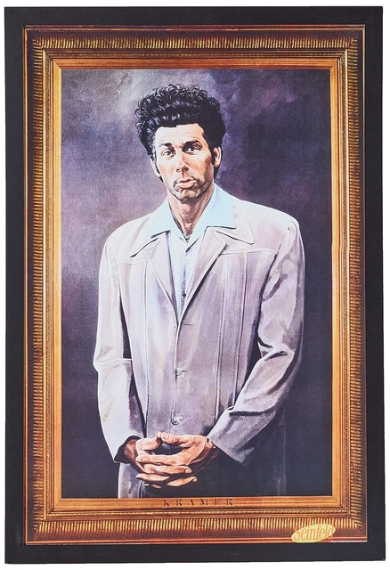 Kramer Seinfeld Poster Cosmo Wall Art 24" X 36" Painting Gift Tv Show