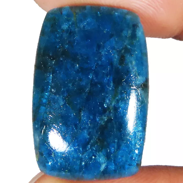 21.95 CT 100% Natural APATITE Cabochon Cushion Shape Gemstone 16x24x4 mm mr_798