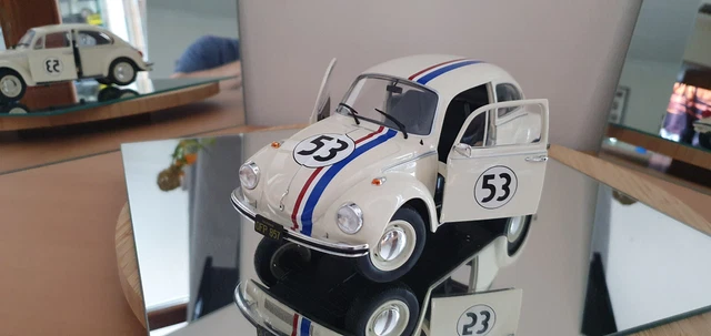 Voiture Miniature échelle 1/18 Solido Volkswagen Coccinelle Cox Choupette amour