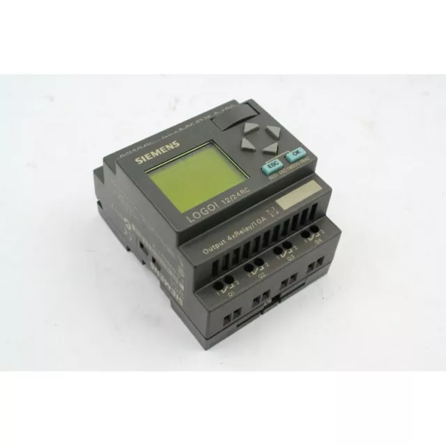 Siemens  6Ed10521Md000Ba2 Logo! 12/24Rc 6Ed1 052-1Md00-0Ba2 (B398)