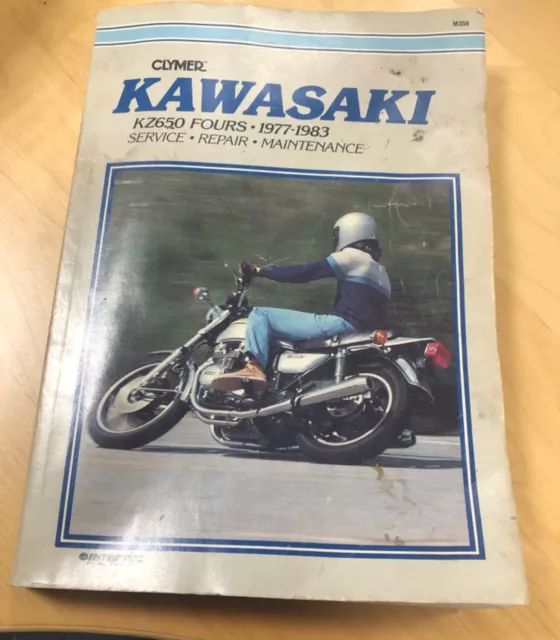 Clymer Kawasaki Service Repair Manual Book KZ650 Fours 1977-1983 (M358)