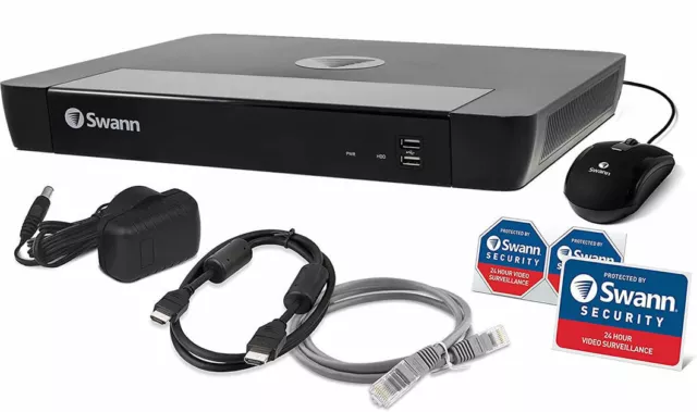 Swann Nvr 16-8580 16 Canal 4k Enregistreur Vidéo Réseau 2TB Sécurité CCTV System