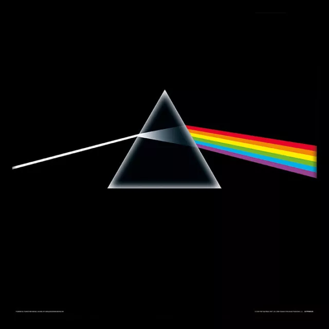 Pink Floyd - Dark Side of the Moon - Official Album Cover Size Framed Print