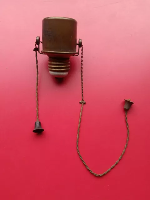 Antique Wirt Co DIM-A-LITE 1908 Brass Porcelain Light Socket Dimmer