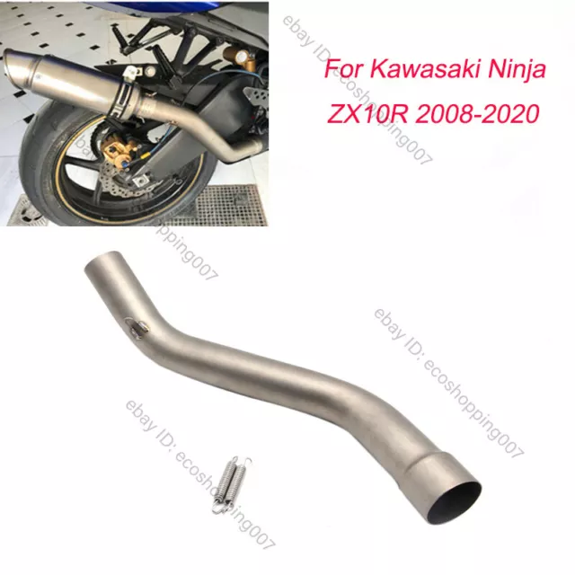 For Kawasaki Ninja ZX10R 2008-2020 Motorcycle Exhaust Pipe Slip On 51mm Mufflers