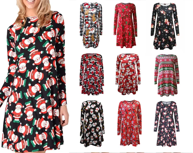 Christmas swing sales dress uk