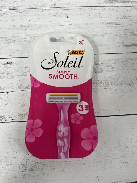 Paquete de 3 maquinillas de afeitar Bic Simply Soleil triple hoja envío gratuito