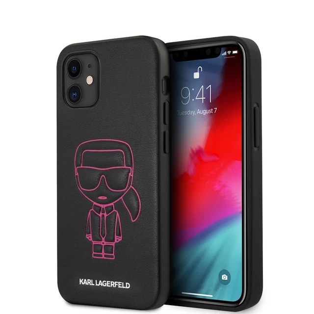 KARL LAGERFELD COQUE arrière rigide pour Apple iPhone 12 Mini
