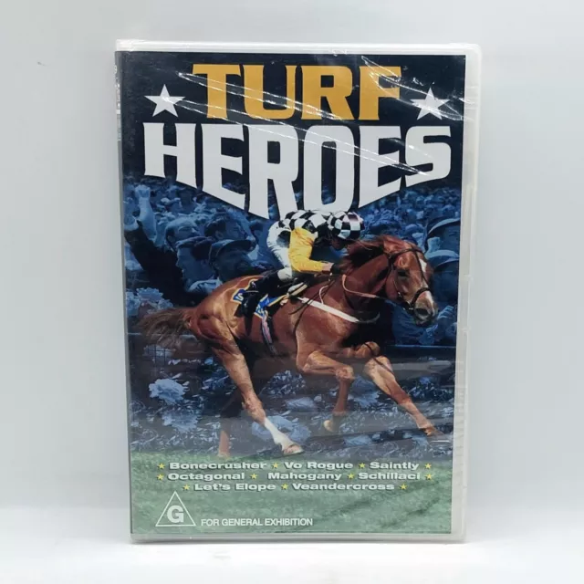 Turf Heroes - Volume 1 DVD NEW SEALED Region 4 Horse Racing Documentary