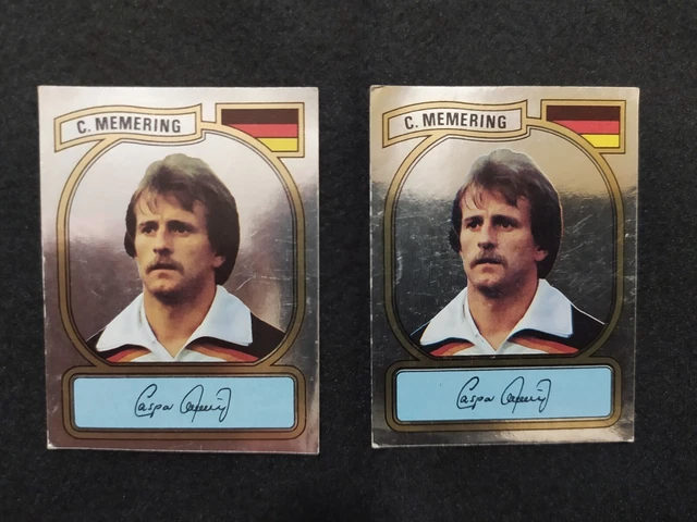 Panini Fussball 81 Nationalspieler 1981 Konvolut 6