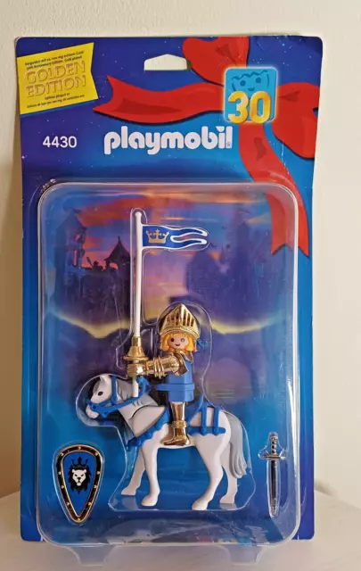 Playmobil Sammlung Set 4430 Goldener Ritter 30 Jahre mit Echtgold NEU/OVP RAR