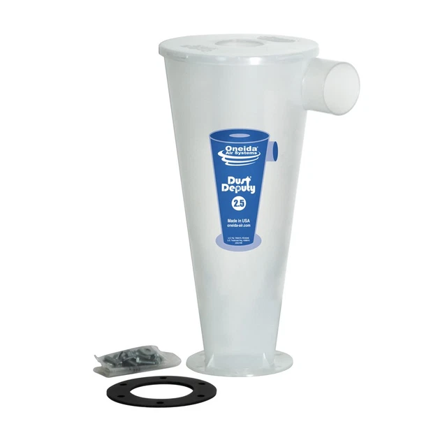 Oneida Air Systems Dust Deputy 2.5 DIY Cyclone  vacuum Dust Separator