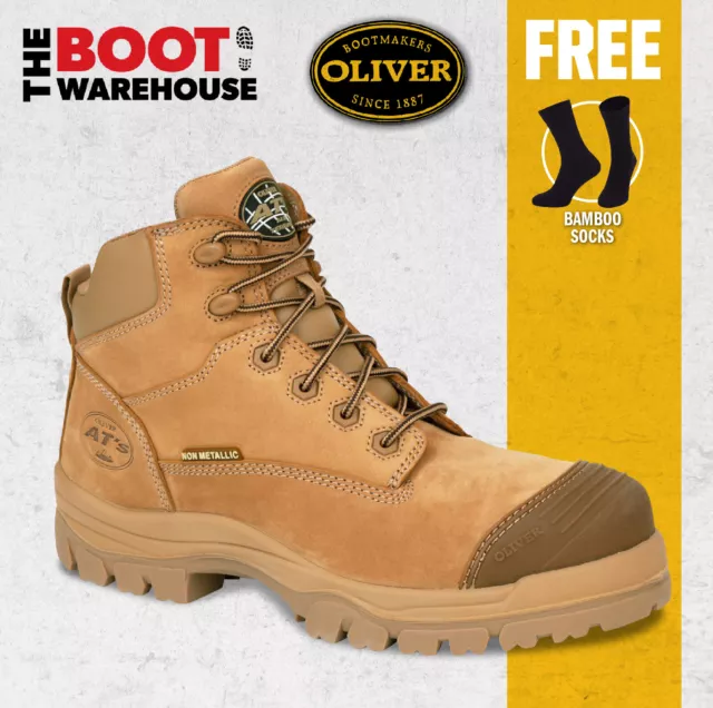 Oliver Stone 45650z 130mm Composite Safety Toe Zip Work Boots 45-650z NEW STYLE!
