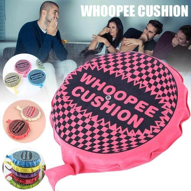 2 X SELF INFLATABLE WHOOPEE CUSHION Joke Prank Party Bag Fun Toy
