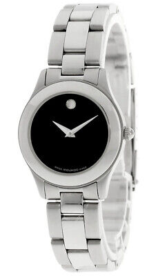 Movado Museum Stainless Steel Black Dial Women's Watch 84-A1-1861