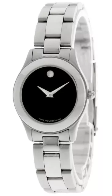 Orologio Donna Movado Museo Acciaio Inox Quadrante Nero 84-A1-1861