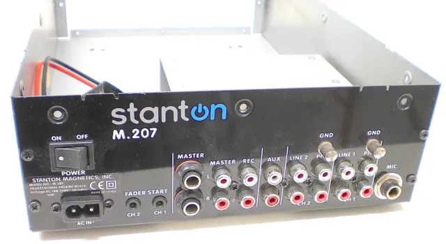 Stanton M.207 Audio Mixer,  Complete Power Supply Unit / Bottom Casing.