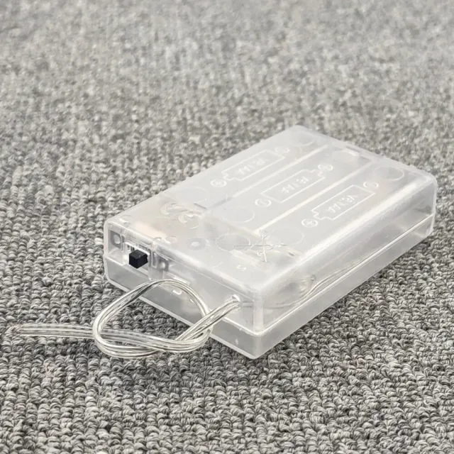 3 X AA Titulaire de la batterie Transparent Cas Boîte de stockage de batterie