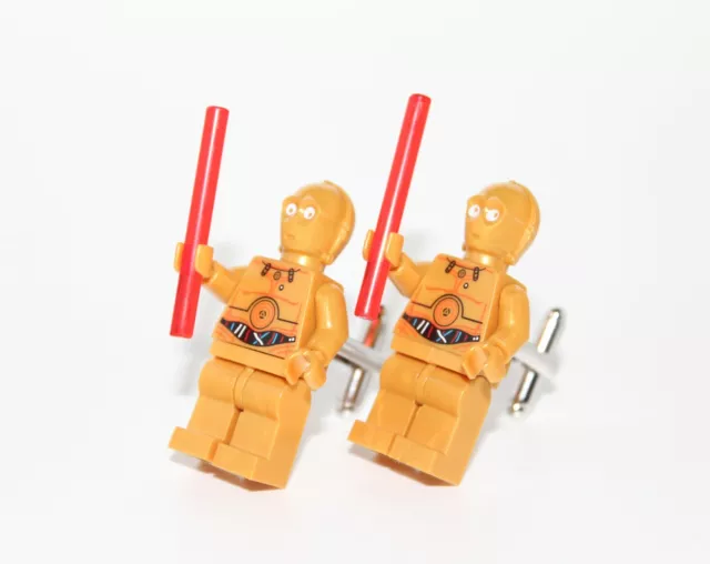 Gemelli argento C-3PO C3PO Star Wars novità gemelli matrimonio sposi regalo