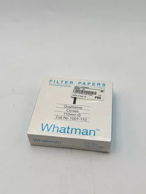 Whatman Qualitative Filter Paper 11.0 CM 100 Circles Cat No 1001 110