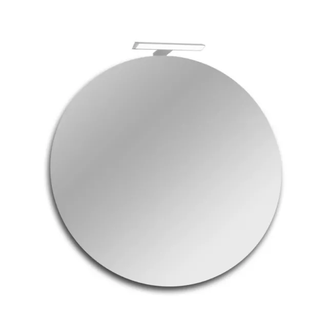 Miroir de salle de bain rond avec lampe LED 60 > Miroir avec lumiére