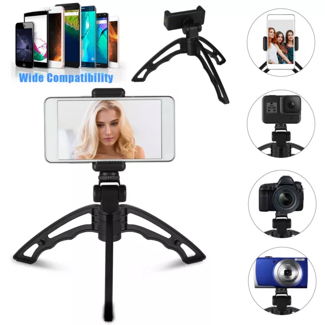 360° Adjustable Tripod Desktop Stand Desk Holder Stabilizer For Phone Portable