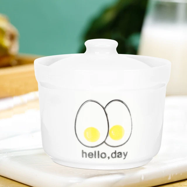 VASO DI STUFATO in Ceramica Con Coperchio Ciotola Zuppa Cipolle