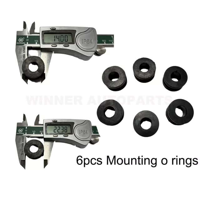 ✅6 Rubber Radiator Mounting O Ring Fit Yamaha Suzuki Honda Beta Shock-absorbing