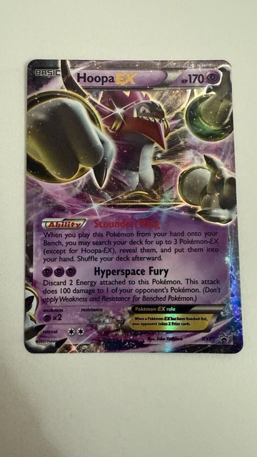 Pokemon Hoopa-EX Holo Card - XY Black Star Promos, Psychic Type, 170 HP - View #4