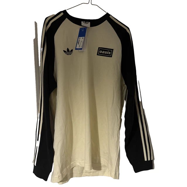 OASIS ADIDAS LIVE '25 Long Sleeved Shirt Blue Size Medium M