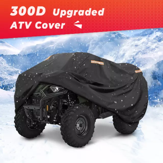 KEMIMOTO Upgrade ATV Cover For Polaris Can-Am Outlander Sportsman 450 570 Raptor